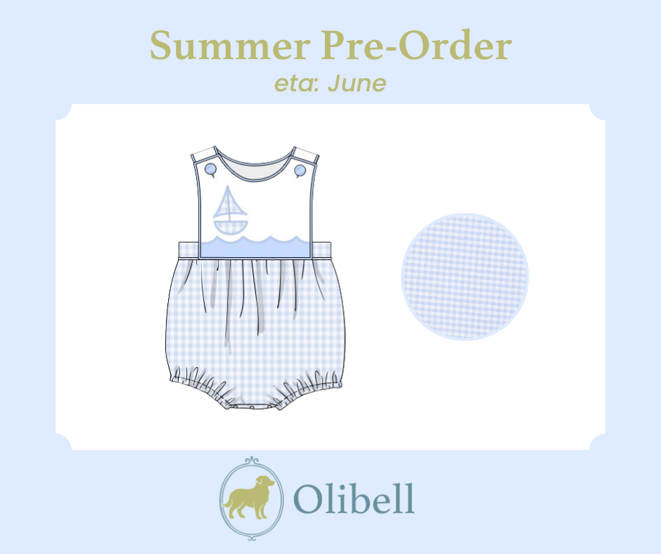 Set Sail Appliqué Sunsuit