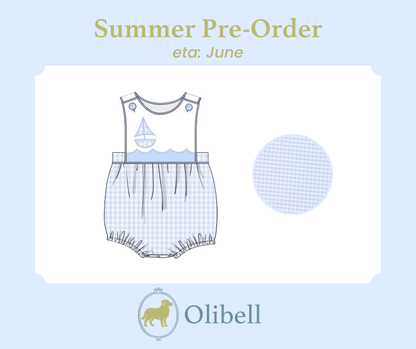 Set Sail Appliqué Sunsuit