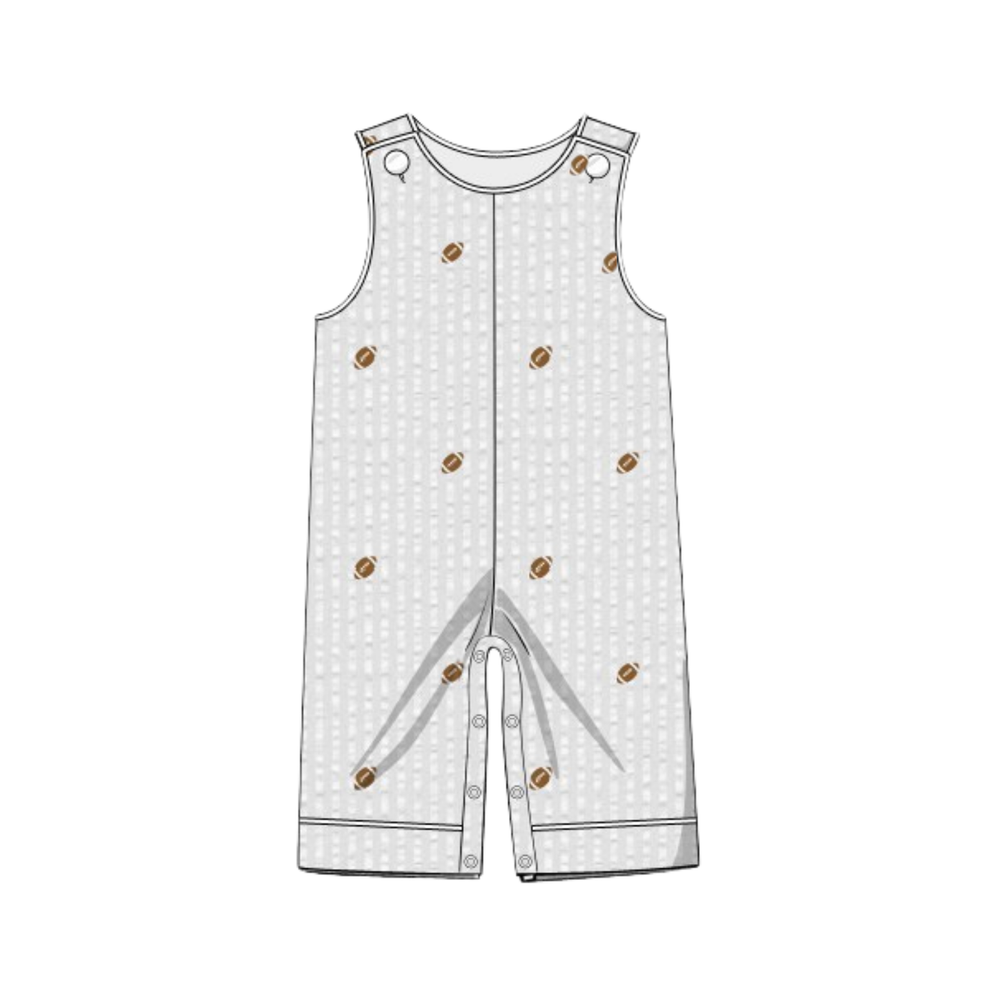 Touchdown Embroidered Longall