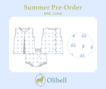 Crabby Diaper Cover Set