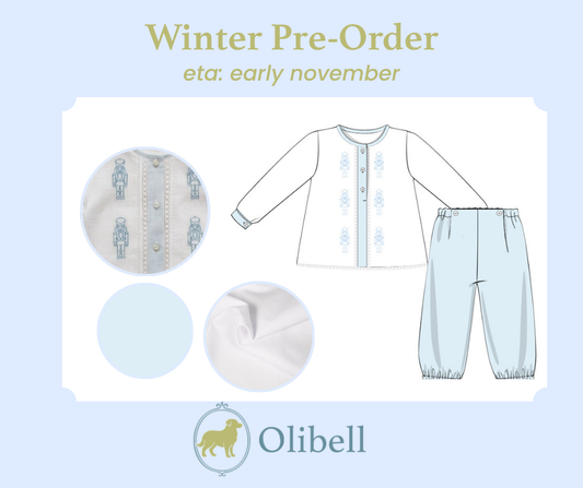 PRE-ORDER: Heirloom Nutcracker Embroidered Set (ETA: Early November)
