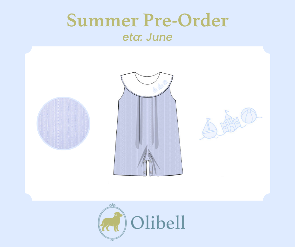 Shoreline Shadow Embroidery Romper