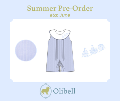 Shoreline Shadow Embroidery Romper