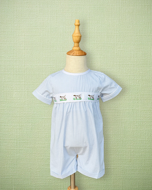 Little Pointer Ribbon Romper