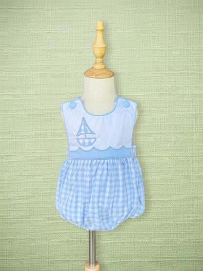 Set Sail Appliqué Sunsuit