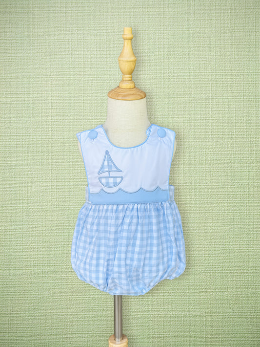 Set Sail Appliqué Sunsuit
