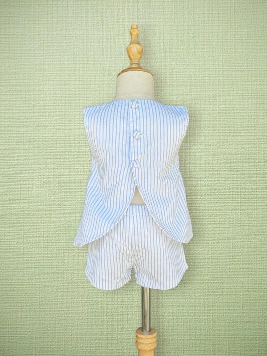 Boardwalk Striped Short Set
