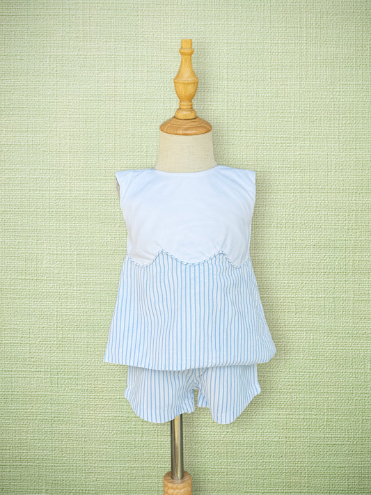 Boardwalk Striped Short Set